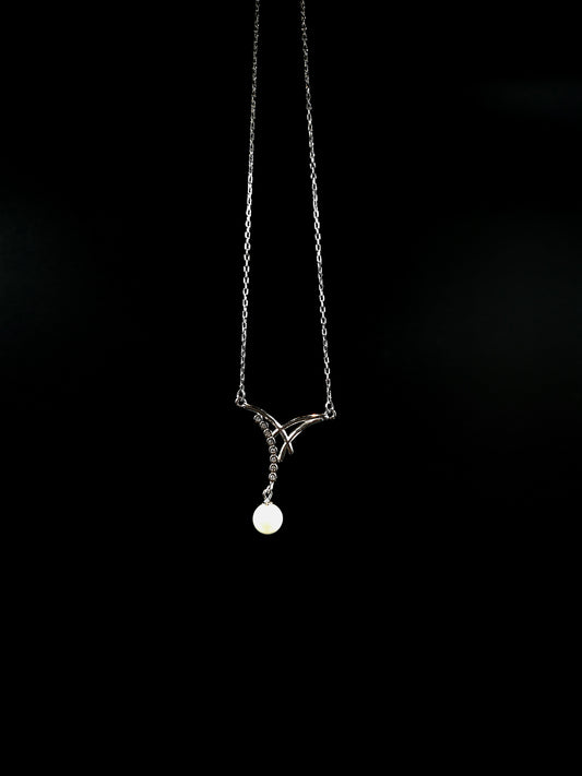 Pearl Silver Necklace