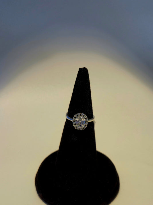 Solitaire Design Silver Zarkan ring