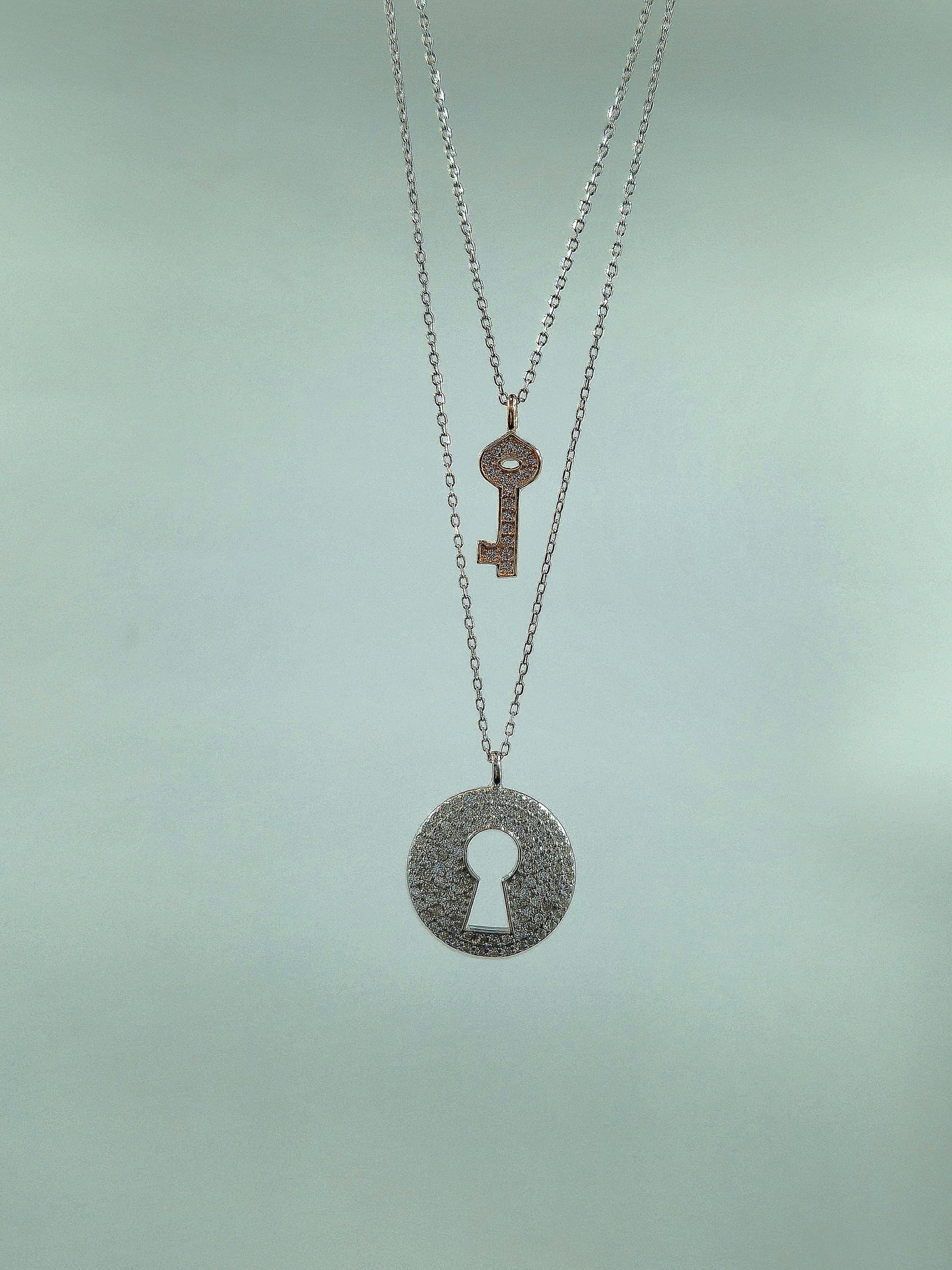 Key Silver Necklace