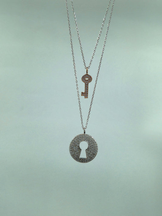 Key Silver Necklace