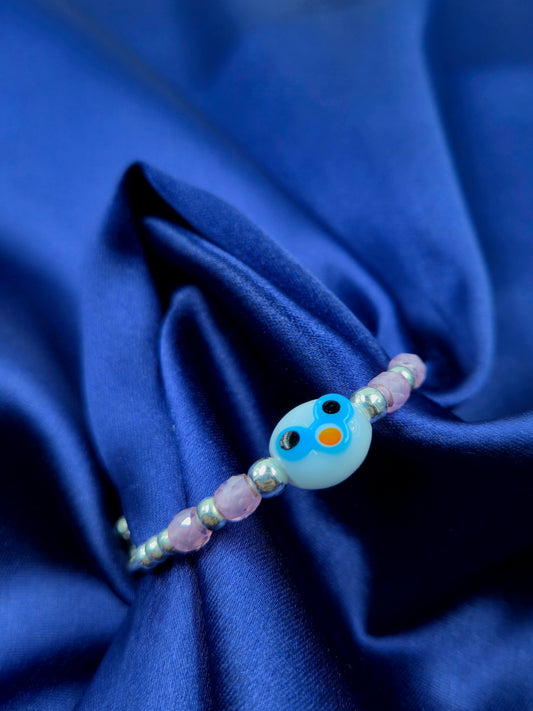 Purple Beads Baby bracelet