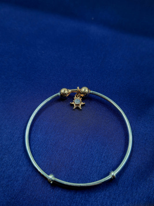 Rose Gold Star Charm Baby Bracelet