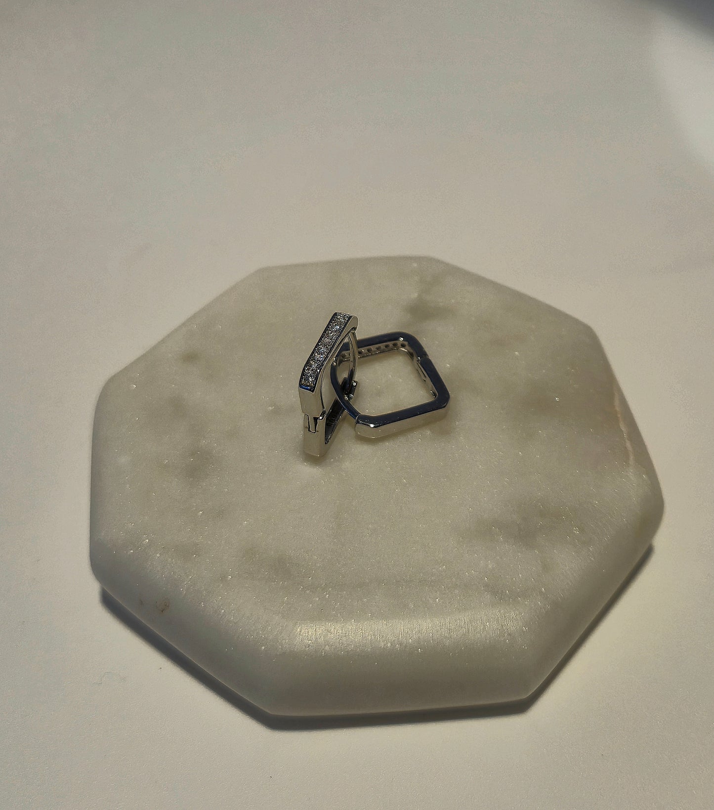 Perfect sqaure Silver hoop