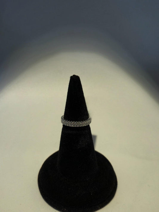 Zarkan stone band Silver ring