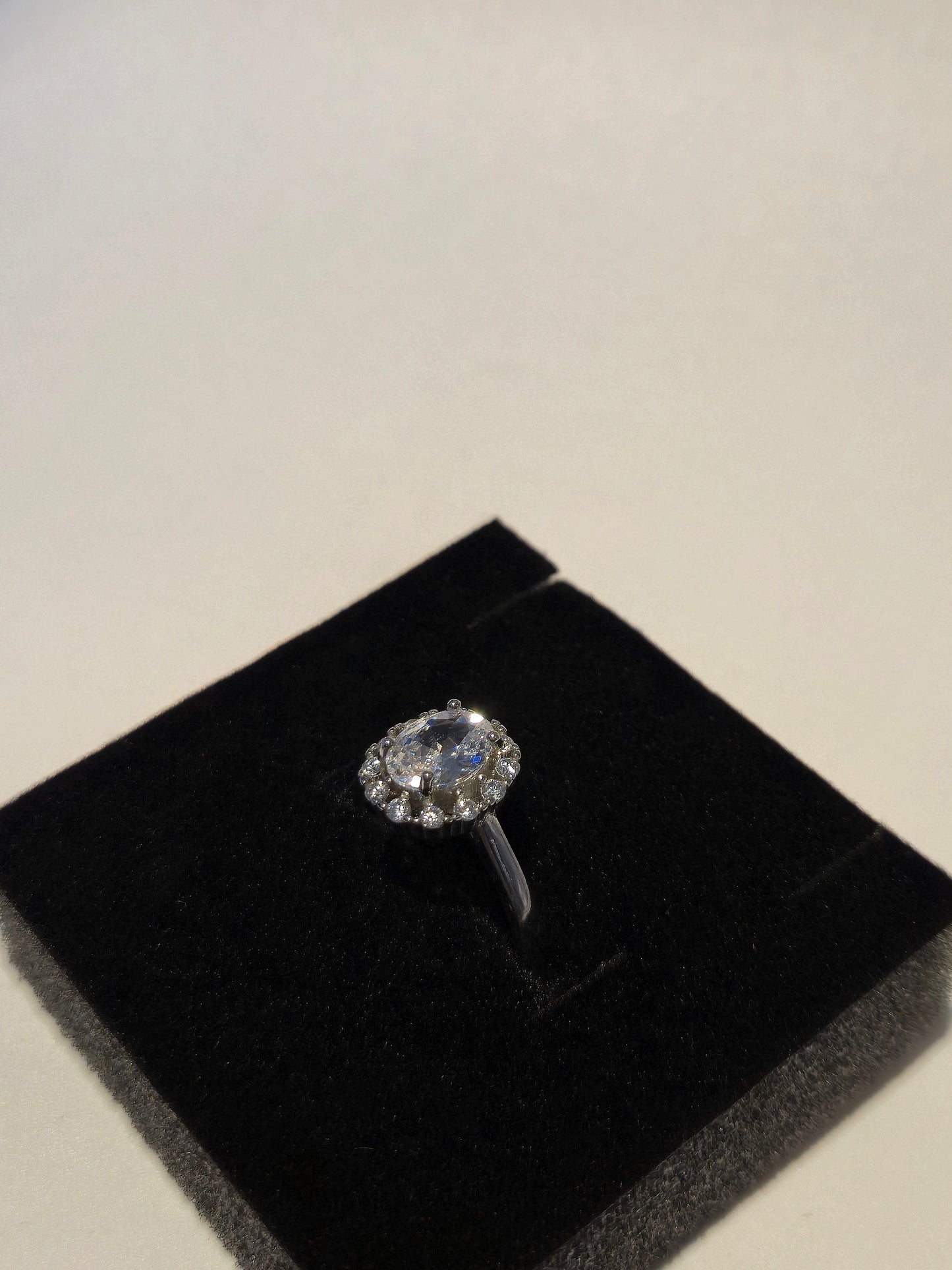 Solitaire Design Silver Zarkan ring