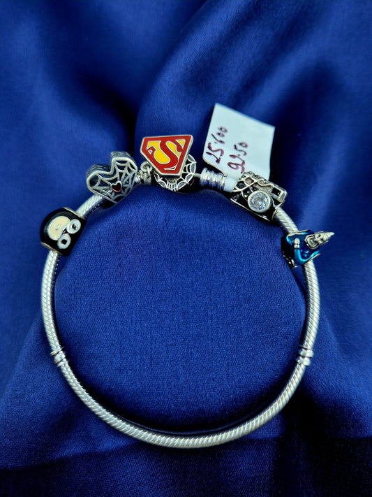 Superheroes mix Silver Pandora Bracelet