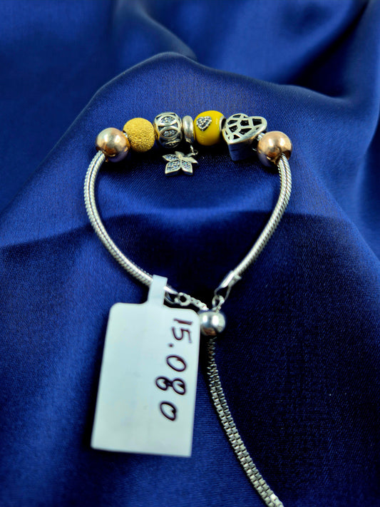 Yellow Silver Bracelet