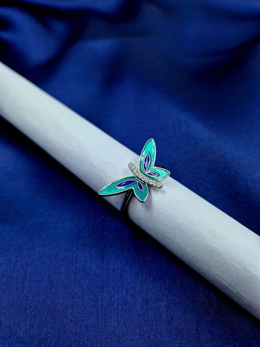 Butterfly Silver ring
