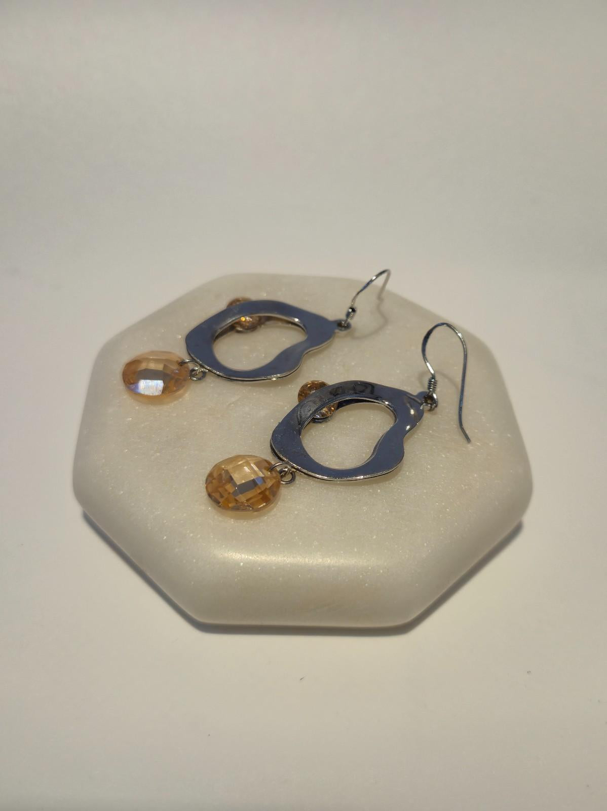 Swarovski crystal style earrings