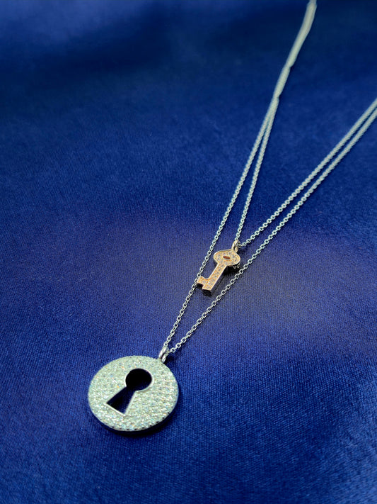 Key Silver Necklace