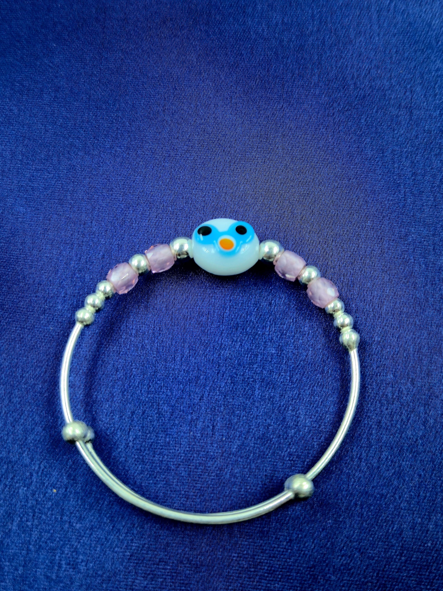 Purple Beads Baby bracelet