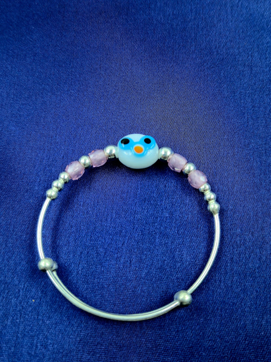 Purple Beads Baby bracelet