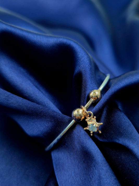 Rose Gold Star Charm Baby Bracelet