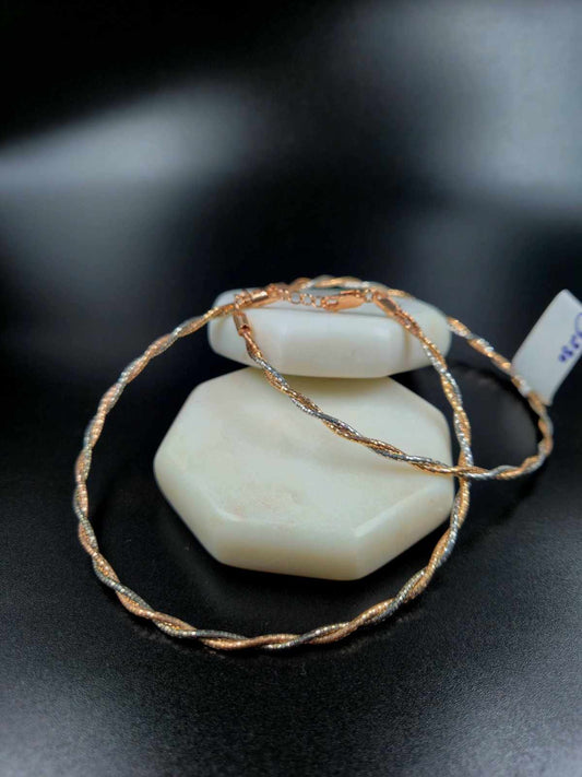 Italian Silver Anklet