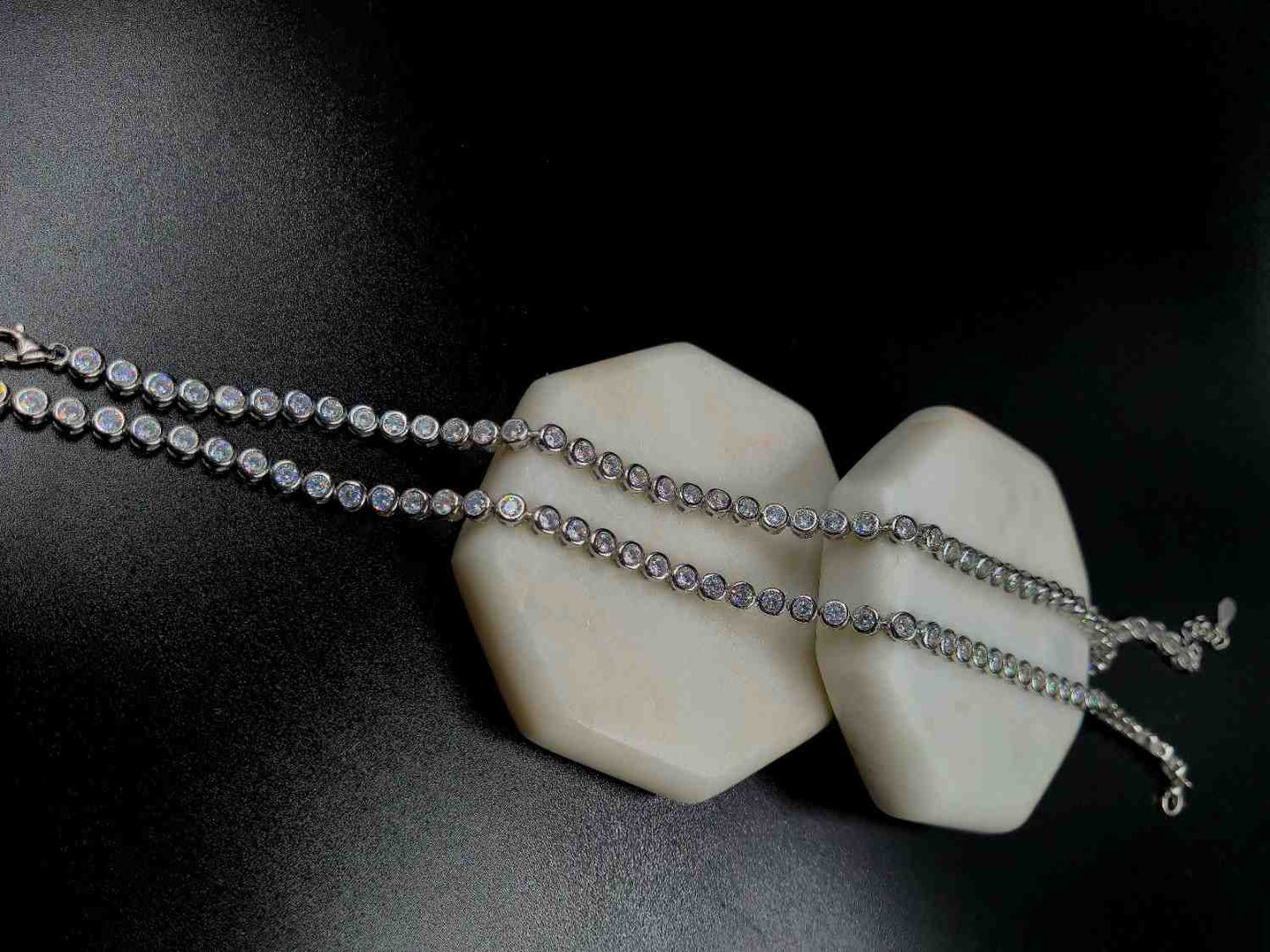 Circular Zarkan Stone Anklet