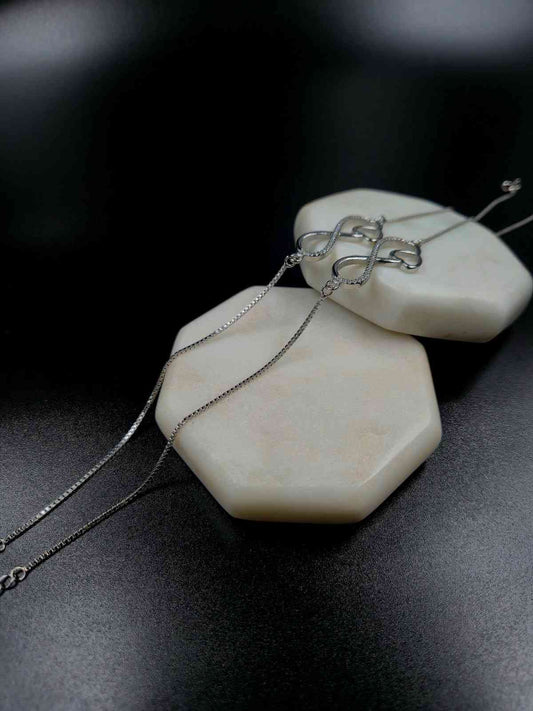 Infinity and heart Anklet