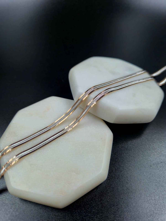 Solid Stripe Design Anklet